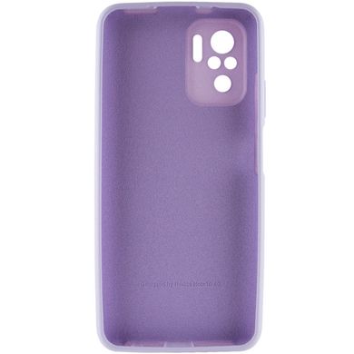 Чохол Silicone Cover Full Camera (AA) для Xiaomi Redmi Note 10 / Note 10s Бузковий / Dasheen