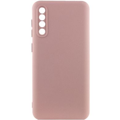 Чохол для Samsung Galaxy A50 (A505F) / A50s / A30s Silicone Full camera закритий низ + захист камери Рожевий / Pink Sand