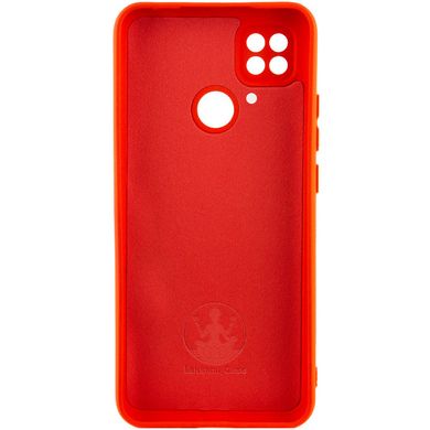 Чехол для Xiaomi Redmi 10C Silicone Full camera закрытый низ + защита камеры Красный / Red