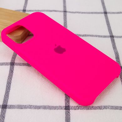 Чохол silicone case for iPhone 12 Pro / 12 (6.1") (Рожевий / Barbie pink)