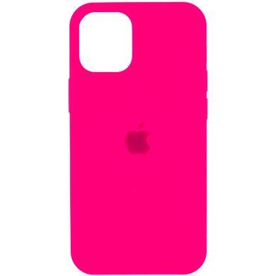 Чехол silicone case for iPhone 12 Pro / 12 (6.1") (Розовый / Barbie pink)