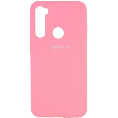 Чехол Silicone Cover Full Protective (A) для OPPO Realme C3 Розовый / Pink