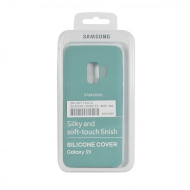 Накладка Silicone Cover for Samsung S9 Turquoise