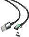 Кабель Baseus Zinc Magnetic Cable USB For iP 2.4A 1m Black, Black
