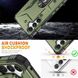 Ударопрочный чехол Pathfinder Ring для Samsung Galaxy S23 FE (Зеленый / Army Green)