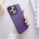 Чехол для iPhone 14 Pro TPU Camera Stand Mat + Стекло на камеру Purple