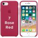 Чохол silicone case for iPhone 7/8 Rose Red / Червоний