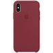 Чехол silicone case for iPhone XS Max Maroon / Бордовый