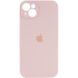Чехол для Apple iPhone 14 Plus Silicone Full camera закрытый низ + защита камеры / Розовый / Pink Sand