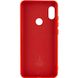 Чехол для Xiaomi Redmi Note 5/Note 5 Pro Silicone Full красный c закрытым низом и микрофиброю