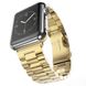 Ремінець Metal old 3-bead для Apple Watch 38/40/41 mm Gold