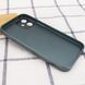 TPU+Glass чехол GLOSSY Logo Full camera для Apple iPhone 12 mini (5.4") (Зеленый)