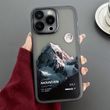 Чехол для iPhone 14 Print Nature Case + стекло на камеру Mountain