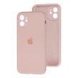 Чехол для iPhone 11 Silicone Full camera розовый песок / закрытый низ + защита камеры