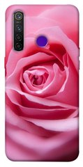 Чехол для Realme 5 Pro PandaPrint Розовый бутон цветы