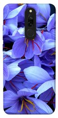 Чехол для Xiaomi Redmi 8 PandaPrint Фиолетовый сад цветы