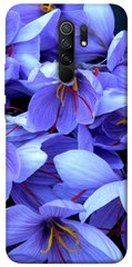 Чехол для Xiaomi Redmi 9 PandaPrint Фиолетовый сад цветы