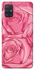 Чехол для Samsung Galaxy M51 PandaPrint Розы карандашом цветы