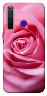 Чехол для Realme 5 Pro PandaPrint Розовый бутон цветы