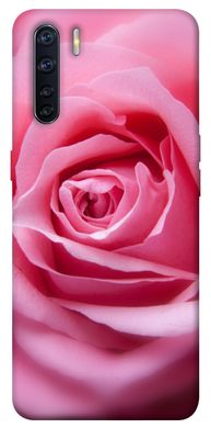 Чехол для Oppo A91 PandaPrint Розовый бутон цветы