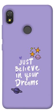 Чохол для TECNO POP 3 PandaPrint Just believe in your Dreams написи