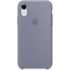 Чехол для Apple iPhone XR (6.1"") Silicone Case Серый / Lavender Gray