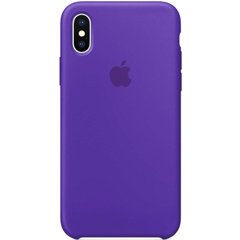 Чохол silicone case for iPhone X/XS Dasheen / Фіолетовий