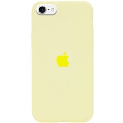 Чехол Silicone Case (AA) для Apple iPhone SE (2020) (Желтый / Mellow Yellow)
