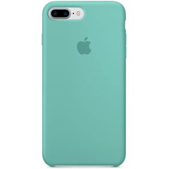 Чехол Silicone case orig 1:1 (AAA) для Apple iPhone 7 plus / 8 plus (5.5") (Бирюзовый / Ice Blue)