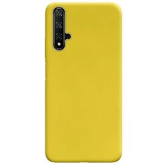 Силиконовый чехол Candy для Huawei Honor 20 / Nova 5T (Желтый)