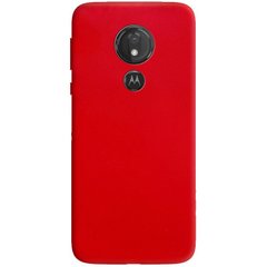 Силиконовый чехол Candy для Motorola Moto G7 Play (Красный)