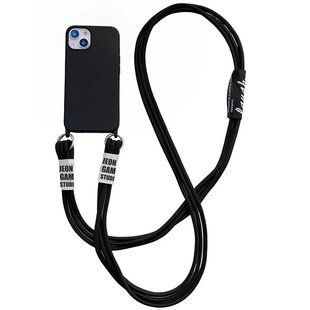 Чехол TPU two straps California для Apple iPhone 12 Pro Max (6.7") Черный