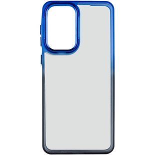 Чехол TPU+PC Fresh sip series для Samsung Galaxy A53 5G Черный / Синий