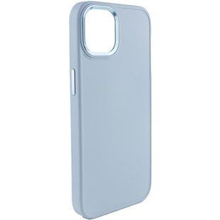 TPU чехол Bonbon Metal Style для Apple iPhone 14 Pro Max (6.7") Голубой / Mist blue