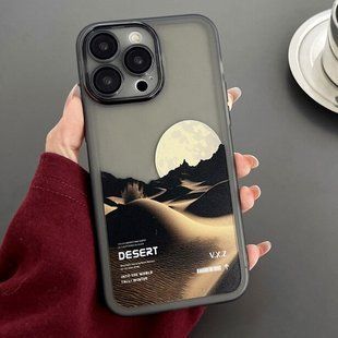 Чохол для iPhone 11 Print Nature Case + скло на камеру Desert