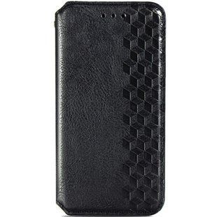 Кожаный чехол книжка GETMAN Cubic (PU) для Xiaomi Mi 10T / Mi 10T Pro (Черный)