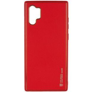 Кожаный чехол Xshield для Samsung Galaxy Note 10 Plus (Красный / Red)