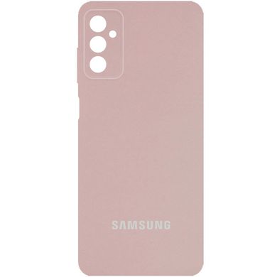Чохол Samsung Galaxy M52 Silicone Full camera закритий низ + захист камери Рожевий / Pink Sand