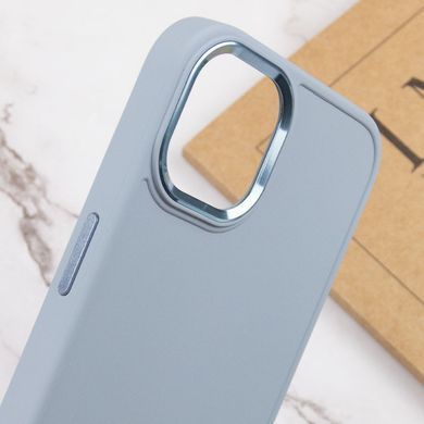 TPU чехол Bonbon Metal Style для Apple iPhone 14 Pro Max (6.7") Голубой / Mist blue