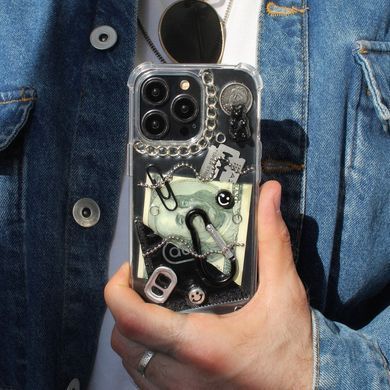 Чехол объемный ручной работы для iPhone 14 Pro Max That's My&reg; Сlassic Series. Minimal Black