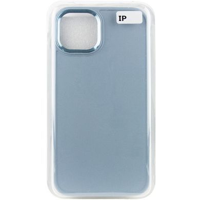 TPU чехол Bonbon Metal Style для Apple iPhone 14 Pro Max (6.7") Голубой / Mist blue