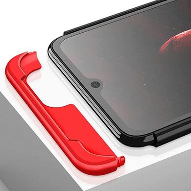 Пластикова накладка GKK LikGus 360 градусів (opp) для Samsung Galaxy A22 4G/M32 Чорний / Червоний