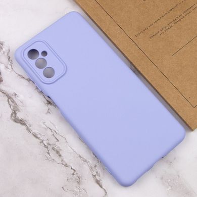 Чехол для Samsung Galaxy A04s Silicone Full camera закрытый низ + защита камеры Сиреневый / Dasheen