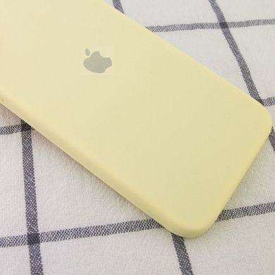 Чохол для iPhone 11 Silicone Full camera жовтий / закритий низ + захист камери