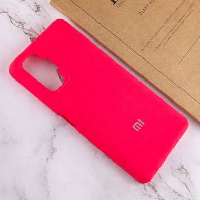 Чехол для Xiaomi Redmi Note 10 Pro Silicone Full c закрытым низом и микрофиброю Розовый / Barbie pink