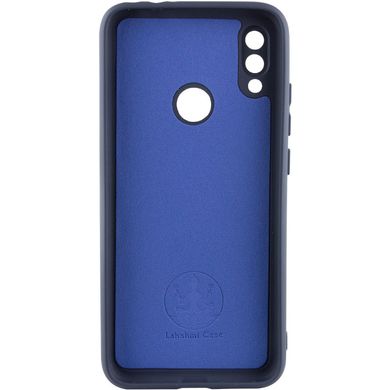 Чехол для Xiaomi Redmi Note 7 / Note 7 Pro / Note 7s Silicone Full camera закрытый низ + защита камеры Темно синий