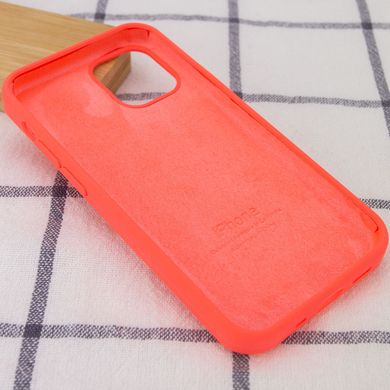 Чехол Silicone Case Full Protective (AA) для Apple iPhone 12 mini (5.4") (Арбузный / Watermelon red)