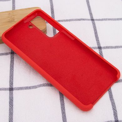 Чохол Silicone Cover (AA) для Samsung Galaxy S21 Plus (Червоний / Red)