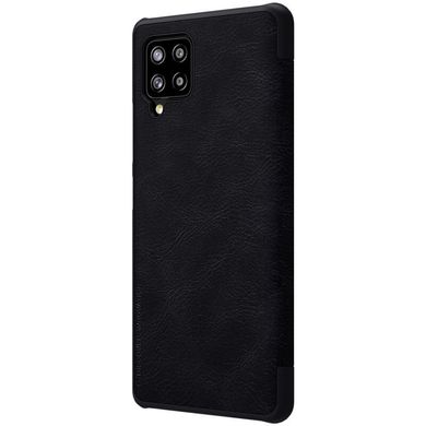 Кожаный чехол (книжка) Nillkin Qin Series для Samsung Galaxy A42 5G (Черный)