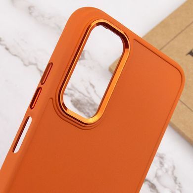 TPU чохол Bonbon Metal Style для Samsung Galaxy A13 4G Помаранчевий / Papaya